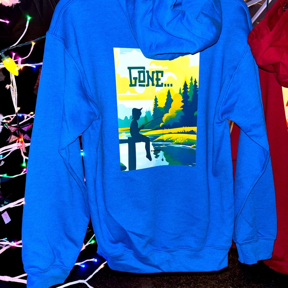 Gone Fishing Hoodie